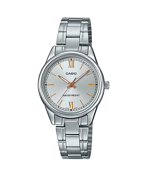 Reloj casual correa de acero inoxidable LTP-V005D-7B2