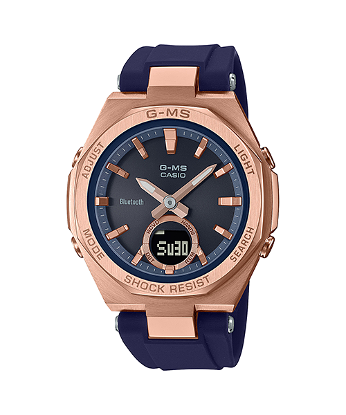 Reloj Baby-G casual correa de resina MSG-B100G-2A