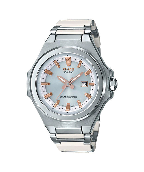 Reloj Baby-G casual correa de acero inoxidable MSG-S500CD-7A