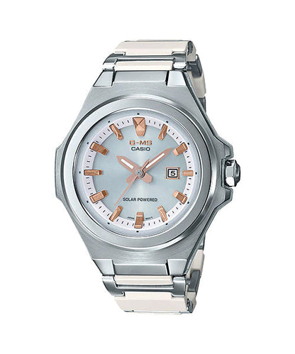 Reloj Baby-G casual correa de acero inoxidable MSG-S500CD-7A