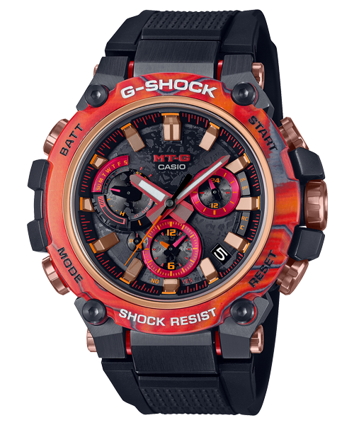 Reloj G-Shock deportivo correa de resina edición limitada que celebran el 40º aniversario MTG-B3000FR-1A