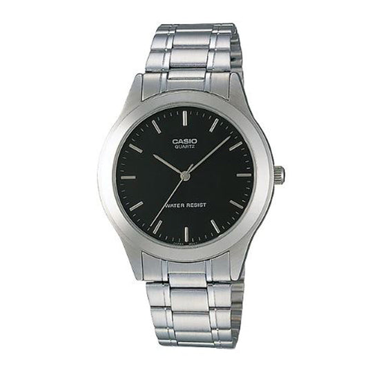 Reloj casual correa de acero inoxidable MTP-1128A-1A