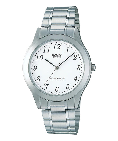 Reloj casual correa de acero inoxidable MTP-1128A-7B