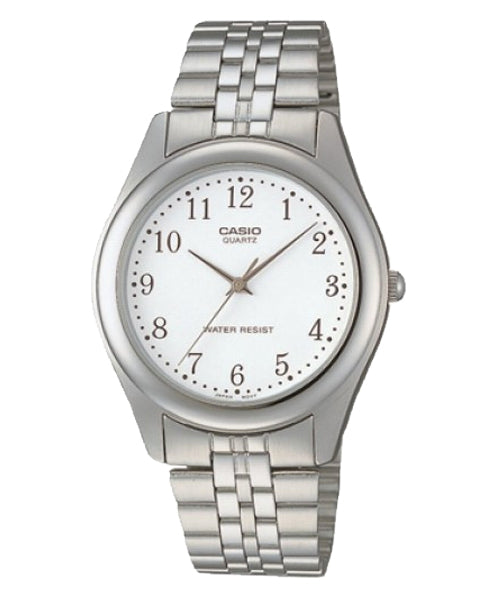 Reloj casual correa de acero inoxidable MTP-1129A-7B