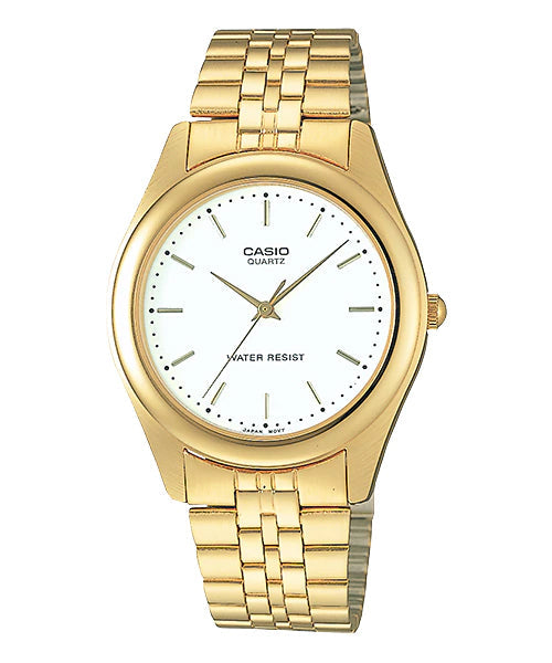 Reloj casual correa de acero inoxidable MTP-1129N-7A