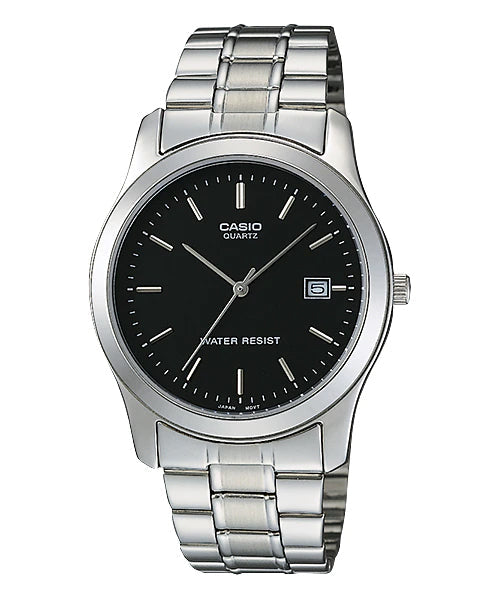 Reloj casual correa de acero inoxidable MTP-1141A-1A