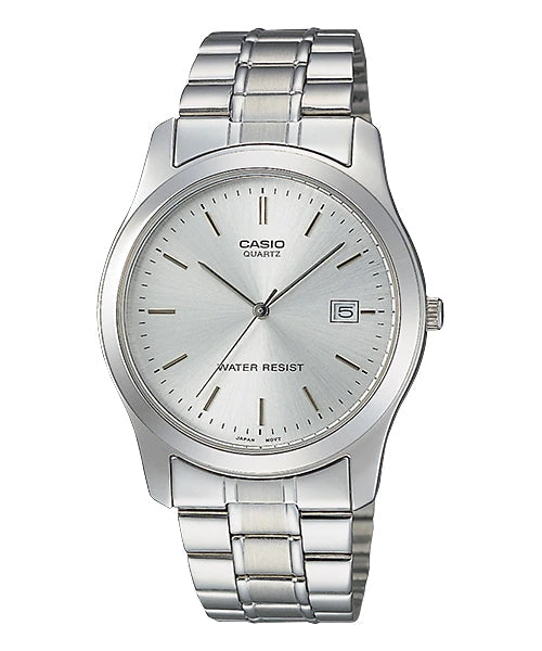 Reloj casual correa de acero inoxidable MTP-1141A-7A