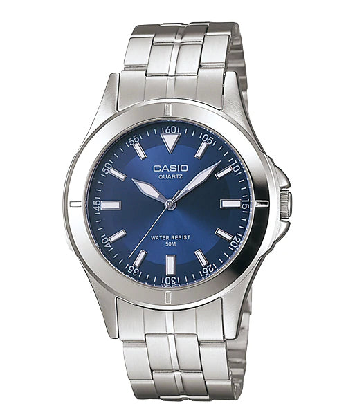 Reloj casual correa de acero inoxidable MTP-1214A-2AV