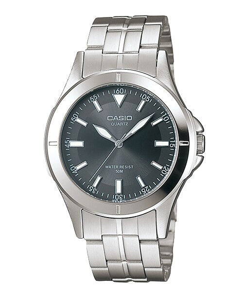 Reloj casual correa de acero inoxidable MTP-1214A-8AV