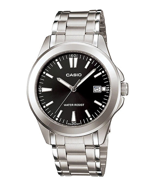 Reloj casual correa de acero inoxidable MTP-1215A-1A2