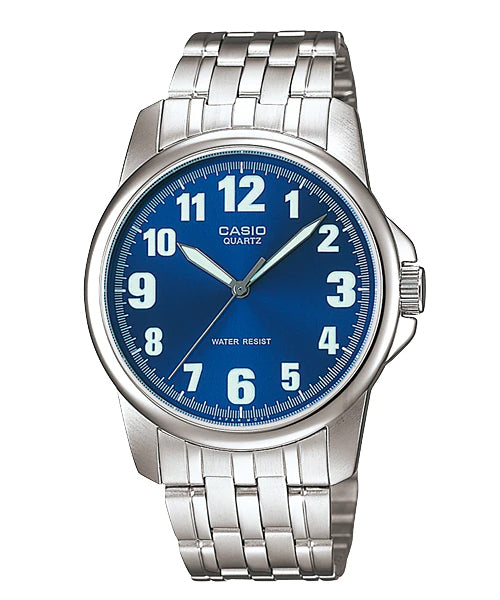 Reloj casual correa de acero inoxidable MTP-1216A-2B