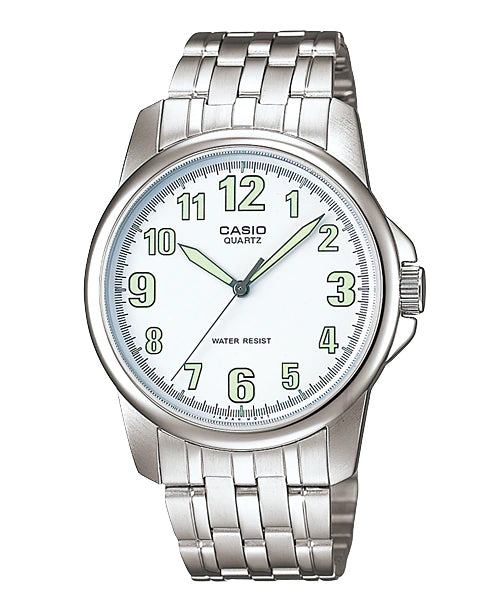 Reloj casual correa de acero inoxidable MTP-1216A-7B