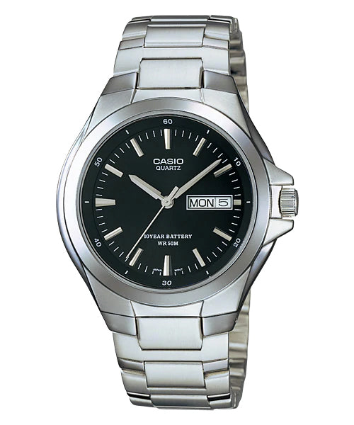 Reloj casual correa de acero inoxidable MTP-1228D-1AV