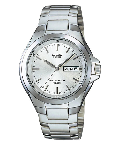 Reloj casual correa de acero inoxidable MTP-1228D-7AV
