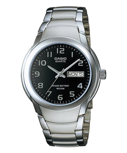 Reloj casual correa de acero inoxidable MTP-1229D-1AV