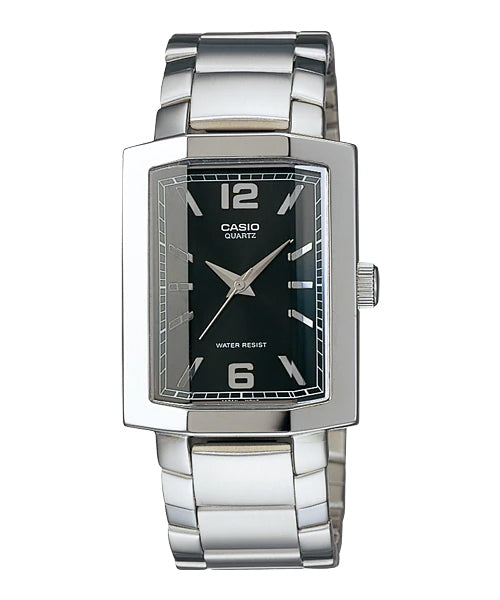 Reloj casual correa de acero inoxidable MTP-1233D-1A