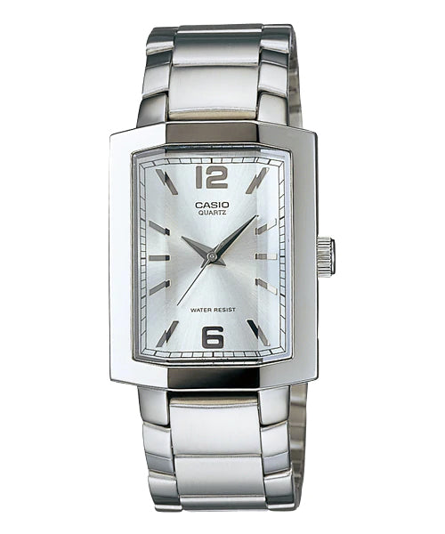 Reloj casual correa de acero inoxidable MTP-1233D-7A