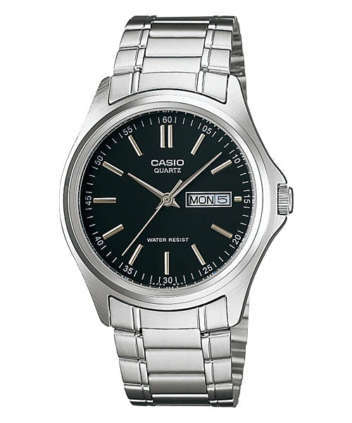 Reloj casual correa de acero inoxidable MTP-1239D-1A