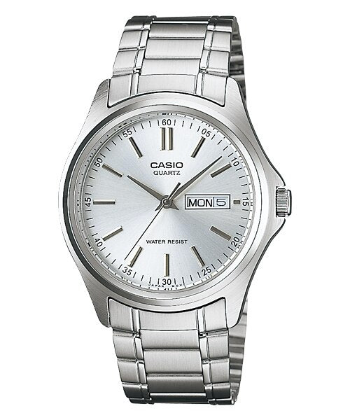 Reloj casual correa de acero inoxidable MTP-1239D-7A