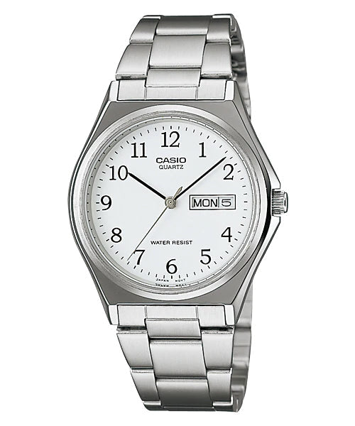Reloj casual correa de acero inoxidable MTP-1240D-7B