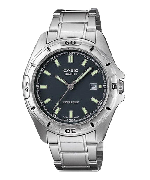 Reloj casual correa de acero inoxidable MTP-1244D-8A