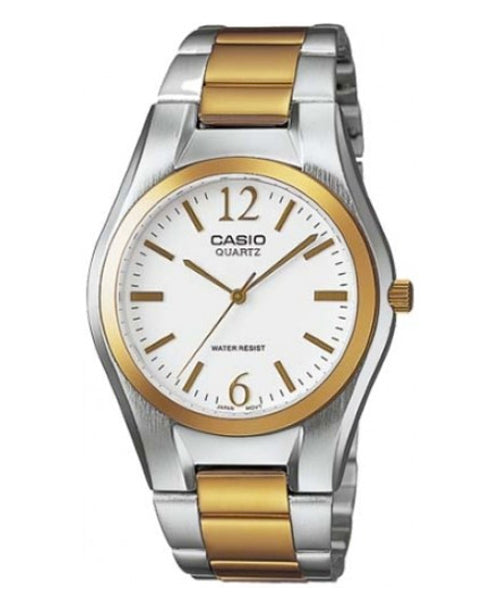Reloj casual correa de acero inoxidable MTP-1253SG-7A
