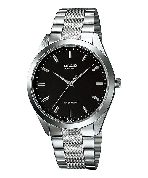 Reloj casual correa de acero inoxidable MTP-1274D-1A