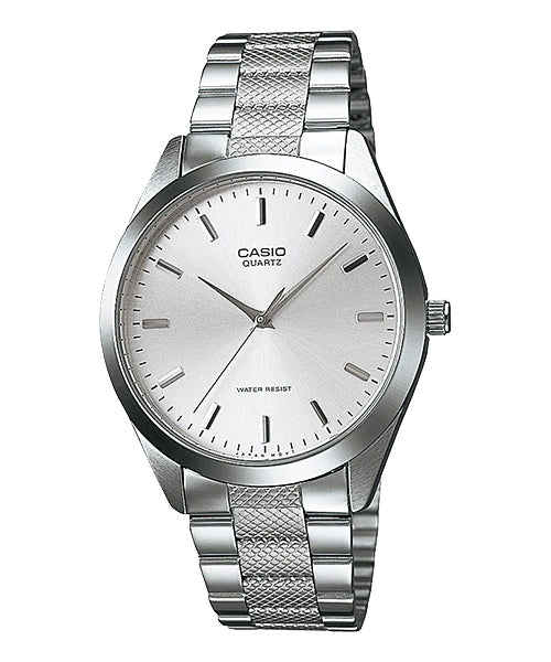 Reloj casual correa de acero inoxidable MTP-1274D-7A