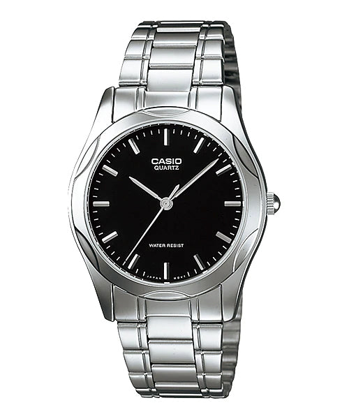 Reloj casual correa de acero inoxidable MTP-1275D-1A