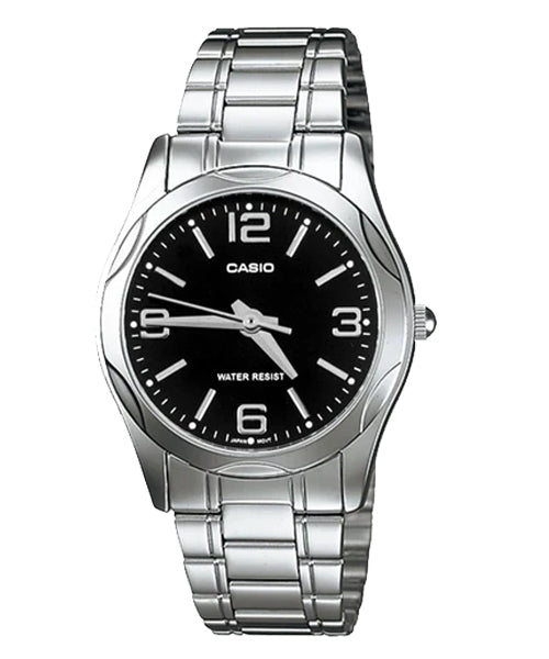 Reloj casual correa de acero inoxidable MTP-1275D-1A2