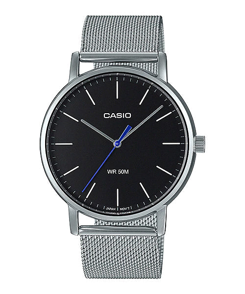 Reloj casual correa de acero inoxidable MTP-E171M-1EV