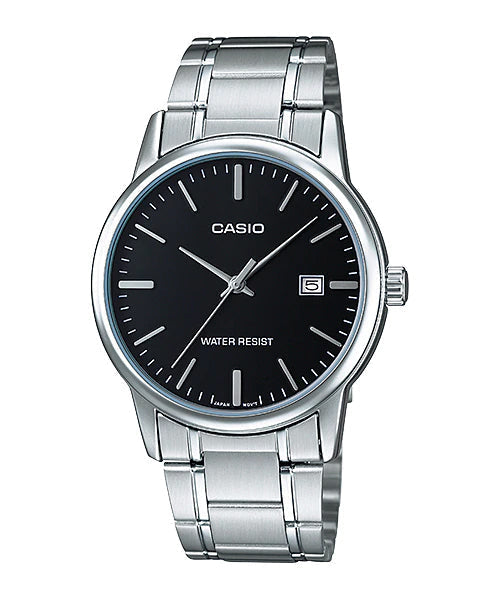 Reloj casual correa de acero inoxidable MTP-V002D-1A
