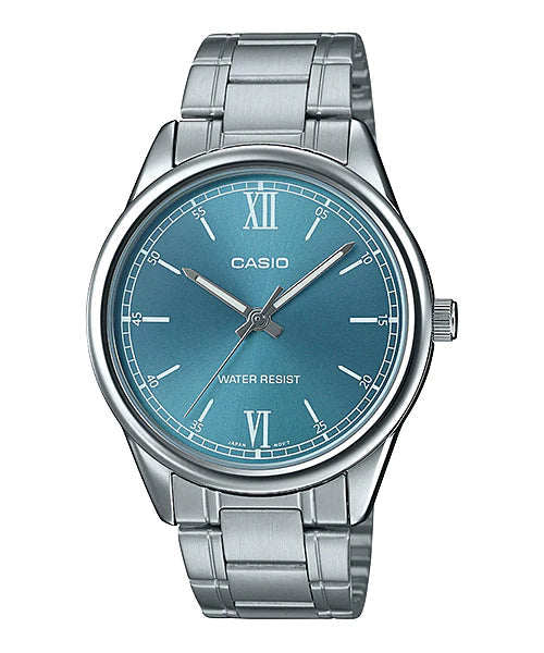 Reloj casual correa de acero inoxidable MTP-V005D-3B