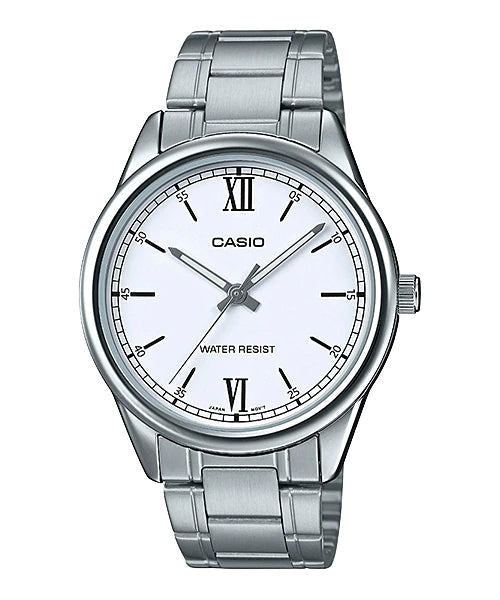 Reloj casual correa de acero inoxidable MTP-V005D-7B2