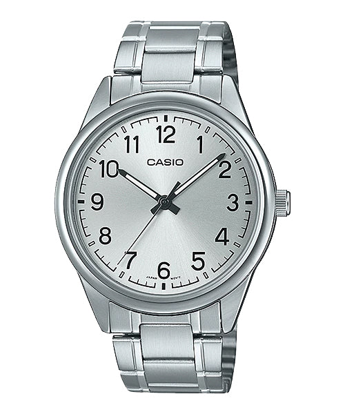 Reloj casual correa de acero inoxidable MTP-V005D-7B4