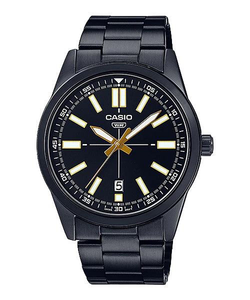 Reloj casual correa de acero inoxidable MTP-VD02B-1E