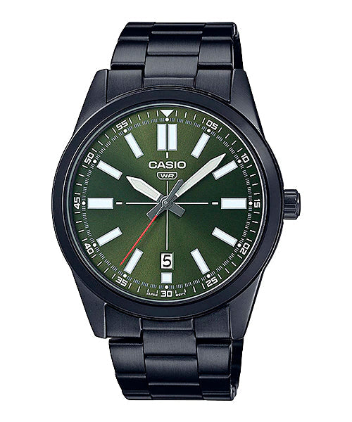 Reloj casual correa de acero inoxidable MTP-VD02B-3E