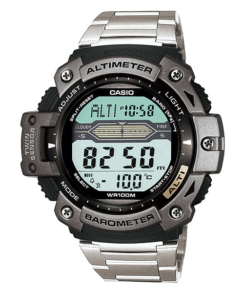 Reloj casual correa de acero inoxidable SGW-300HD-1AV