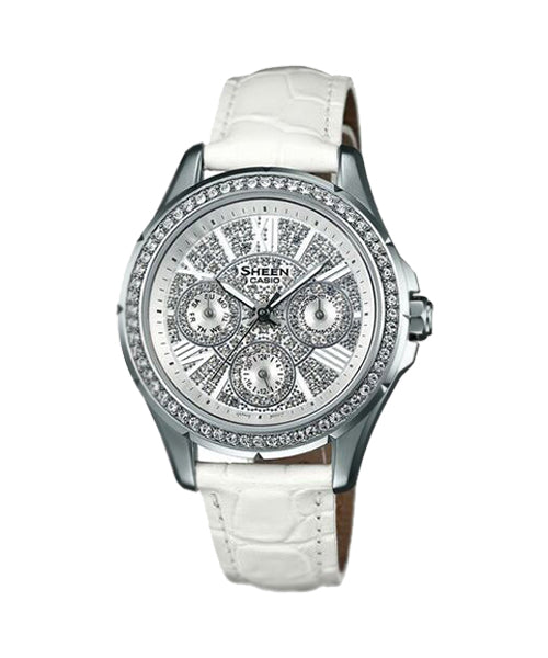 Reloj Sheen casual correa de cuero SHE-3504L-7A