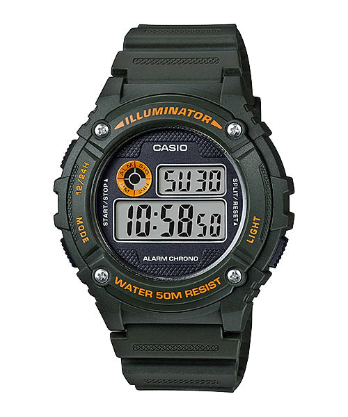 Reloj deportivo correa de resina W-216H-3BV