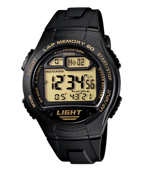 Reloj casual correa de resina W-734-9AV