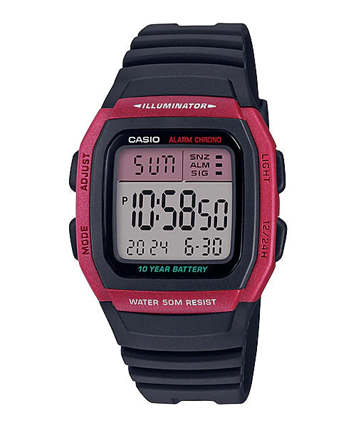 Reloj deportivo correa de resina W-96H-4AV